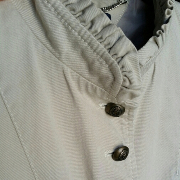 Tommy Hilfiger Ruffle Military Jacket XS - Picture 3 of 8